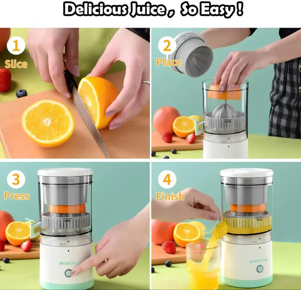 Portable electric juicer