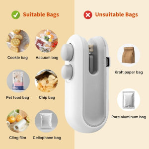 Usb Rechargeable Food Sealer