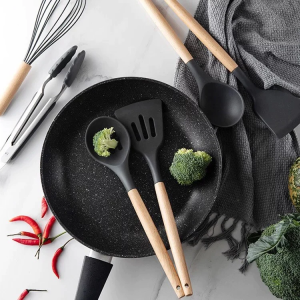12 Pcs Silicone Cooking Utensils Kitchen Utensil Set (Random colors)