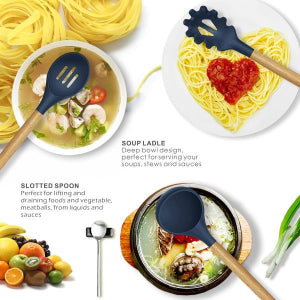 12 Pcs Silicone Cooking Utensils Kitchen Utensil Set (Random colors)