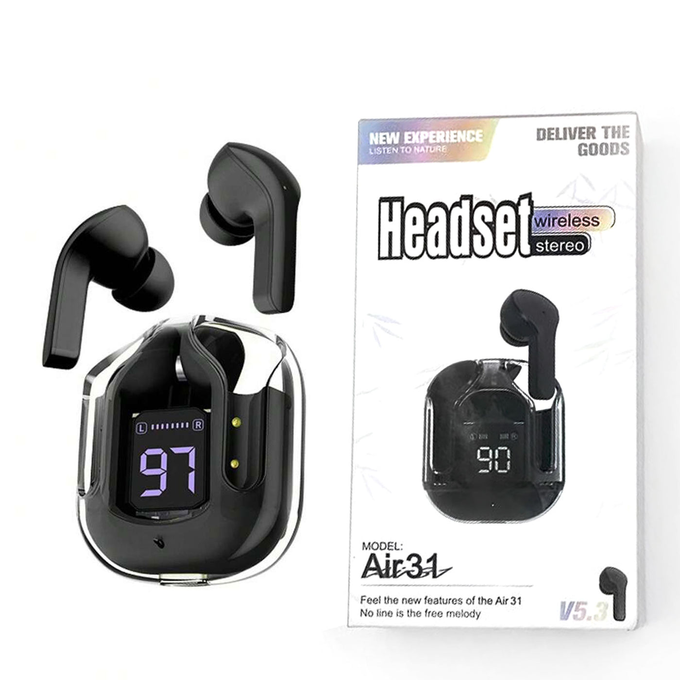 Transparent Wireless Bluetooth Earbud