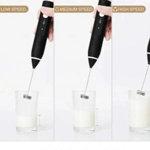 Rechargeable Electric Coffee Mixer Egg Beater Quick Frothing Action