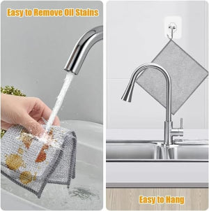Pack Of 10 Dish Washing Cleaning Cloth
