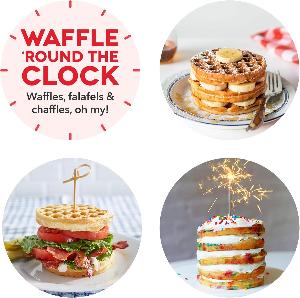 Mini Waffle Maker Breakfast Machine Non Stick Easy Clean