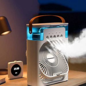 3 In 1 Fan AIr Conditioner Household Water Mist USB Fan Small Air Cooler