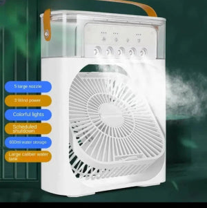 3 In 1 Fan AIr Conditioner Household Water Mist USB Fan Small Air Cooler