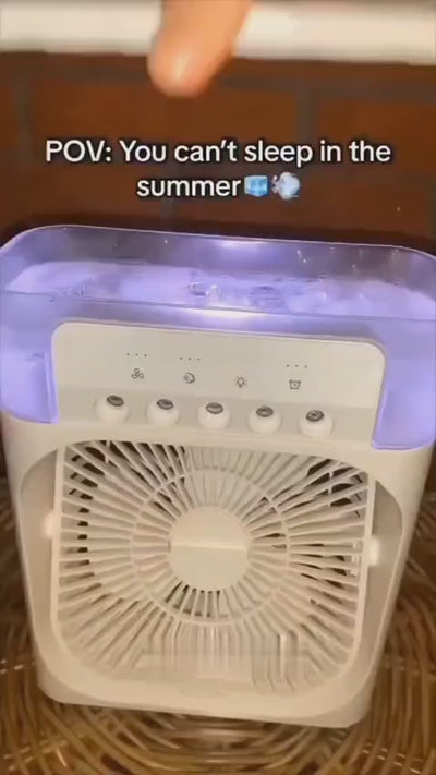3 In 1 Fan AIr Conditioner Household Water Mist USB Fan Small Air Cooler