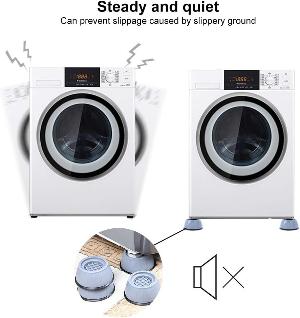 MWELLEWM Shock and Noise Cancelling Washing Machine Support,