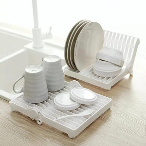 Foldable Dish Plate Drying Rack