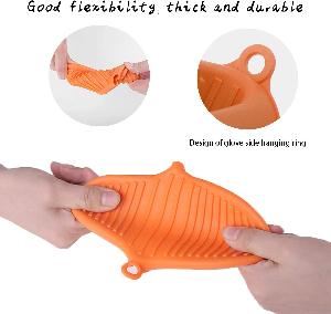 4 Pairs Silicone Cooking Pinch Grips