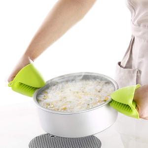 4 Pairs Silicone Cooking Pinch Grips