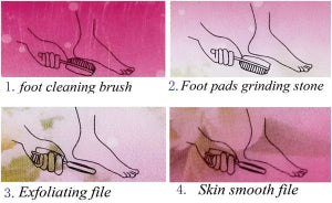 4 In 1 Foot Scrubber