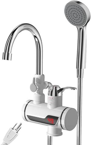 Fast Heating Water Tap, Complete Shower Set