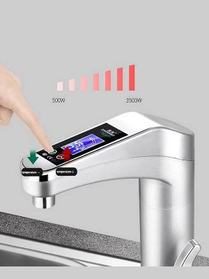intelligent digital display temprature tap