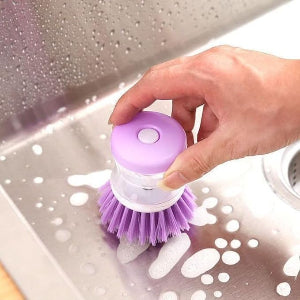 Mini Kitchen Liquid Dish Cleaning Brush